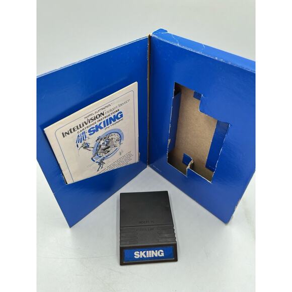 Skiing By Mattel Electronics Intellivision Game, Box, & Manual - Picture 5 of 9